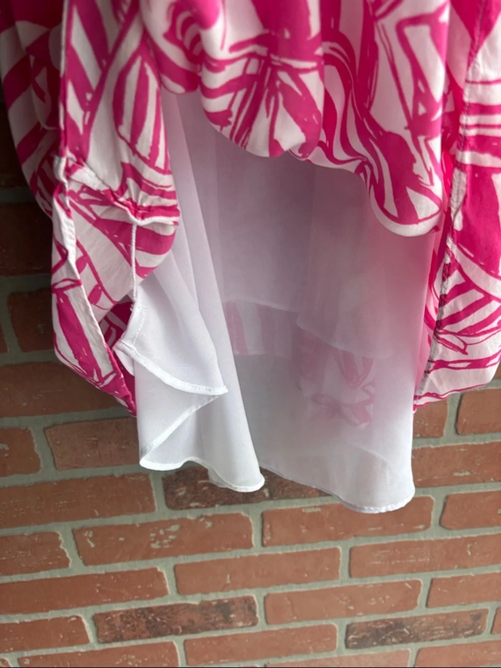 Lilly Pulitzer Daphne Capri Pink Yacht Sea Nautical Print Swing Slip Dress